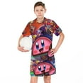 thumbnail image 6 of Boys Kirby Short Sleeve Mesh T-Shirt And Shorts Outfit Set Summer Clothes Set for Kids, 6 of 7