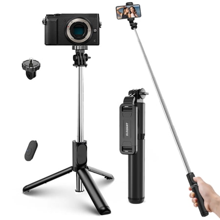 Selfie Stick Tripod Bluetooth Mini Extendable Selfie Stick with Remote Flexible Selfie Stick with Tripod Stand Compatible with iPhone 12 iPhone 11 iPhone XR Huawei (3.5-6.7 inches)