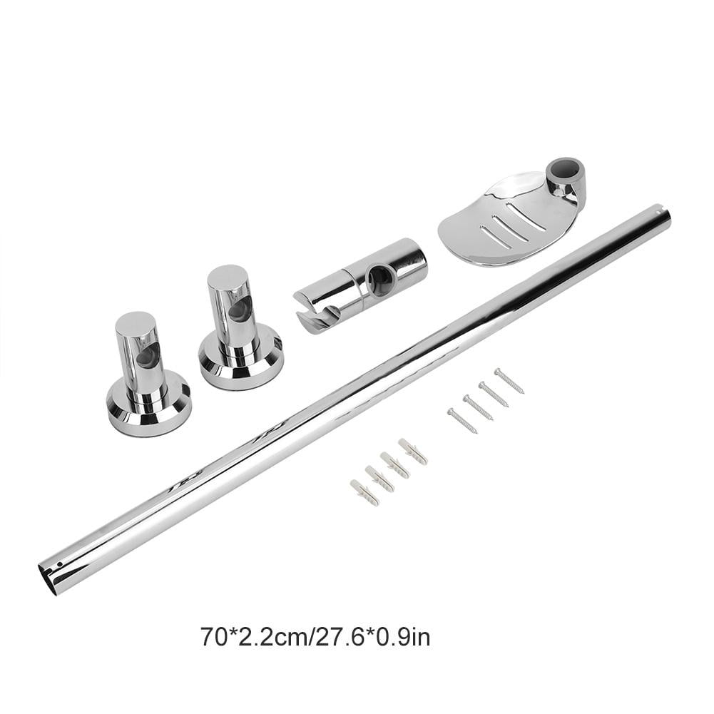 Fdit Shower Lift,Stainless Steel Lift Type Shower Slide Bar Holder with