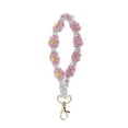 thumbnail image 2 of Refrigerator Storage Bohemian Hand-woven Flower Keychain Clashing Color Keychain Bracelet Pendant Phone Chain, 2 of 8