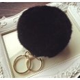 thumbnail image 4 of Llavero con pompón peludo zhang ming negro, 4 of 5