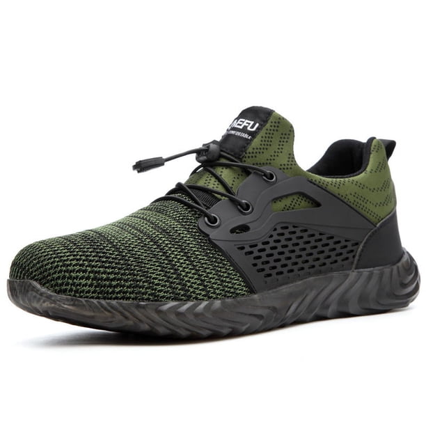Nuevos zapatos de protección laboral Jiefu, zapatos de seguridad para el trabajo ligeros, transpirables, con aislamiento eléctrico, cabeza de acero, antigolpes y resistentes a pinchazos