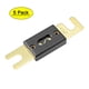 thumbnail image 1 of Fusible ANL de 40Amp Uxcell DC 32 Volt para amplificador de audio de automóvil, reemplazo de inversor, metal negro, 5 piezas, 1 of 5