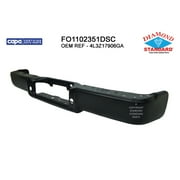 REAR STEP BUMPER FACE BAR; PAINT TO MATCH; FOR STYLESIDE MODELS;