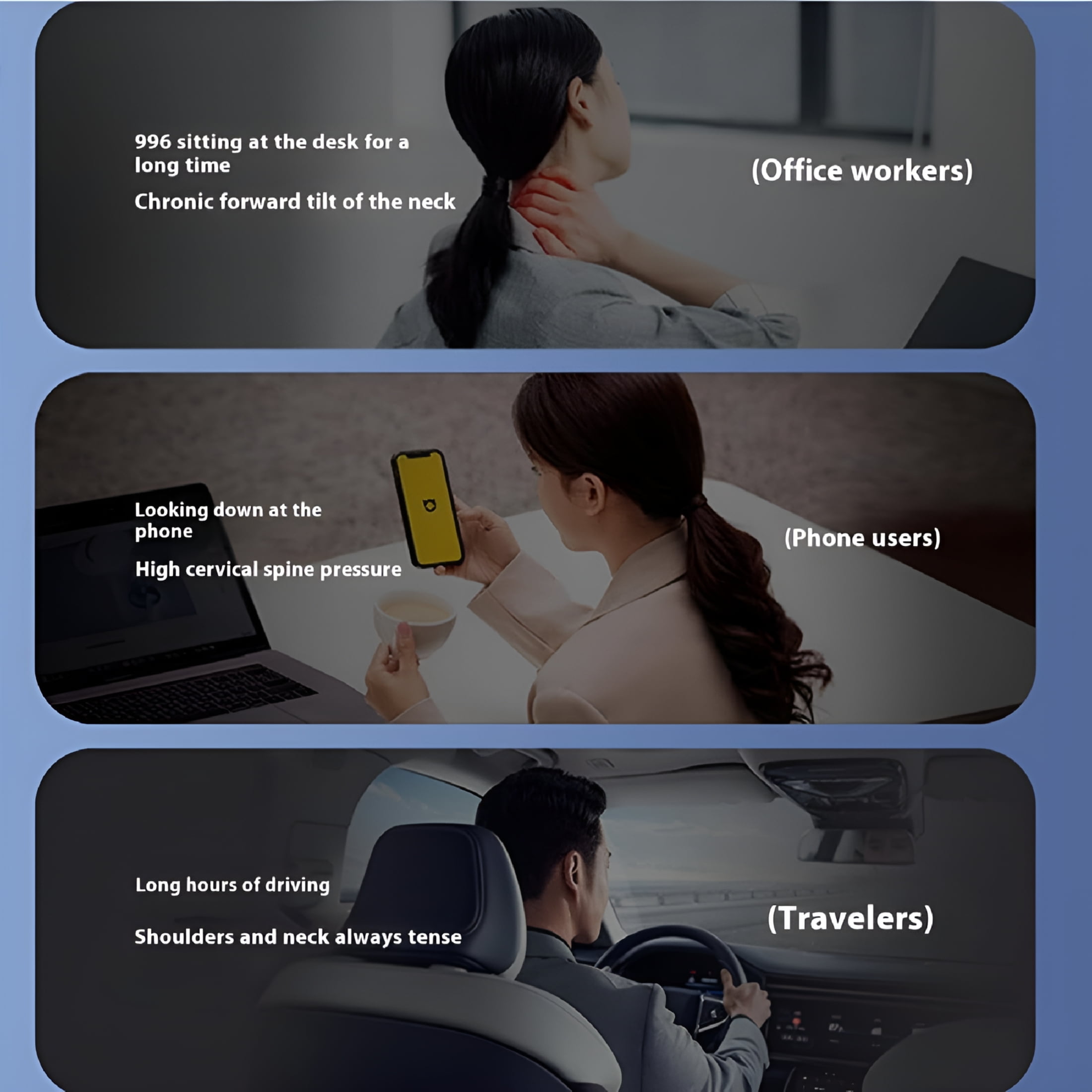 OITY Pillow Neck & Shoulder Massager,Adaptive Thermoknead 3D System,Neck Massager with Rolling Nodes,Neck Massager Pillow Three Modes and Strengths,Heat,Adjustments,For Neck Relaxation