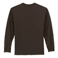 thumbnail image 6 of Yellow Rooster Men's Long Sleeve Essential T-Shirt Dark Chocolate Brown 2XL, 6 of 6