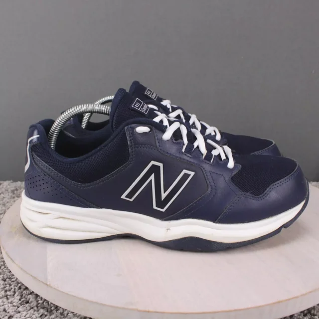 New Balance 411v1 Running Shoes Mens 9.5 4E Wide Blue Athletic Training Sneakers