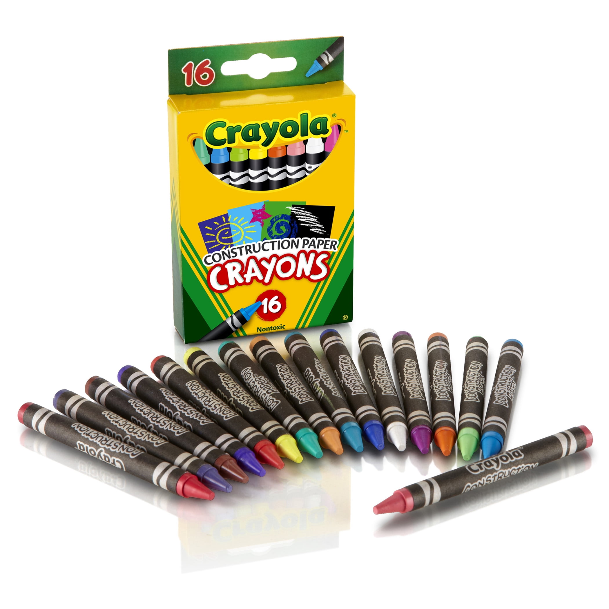 Color Swell Regular and Neon Crayon Bulk Packs - 6 Boxes of Fun Neon Crayons and 6 Boxes of Colorful Regular Crayons