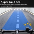 thumbnail image 3 of Timbre para bicicleta XiangAi de 120 dB, potente, recargable por USB-C, 3 of 9