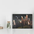 thumbnail image 3 of Northlight LED Lighted Flickering Candles with Fall Leaves Canvas Wall Art 11.75" x 15.75", 3 of 5