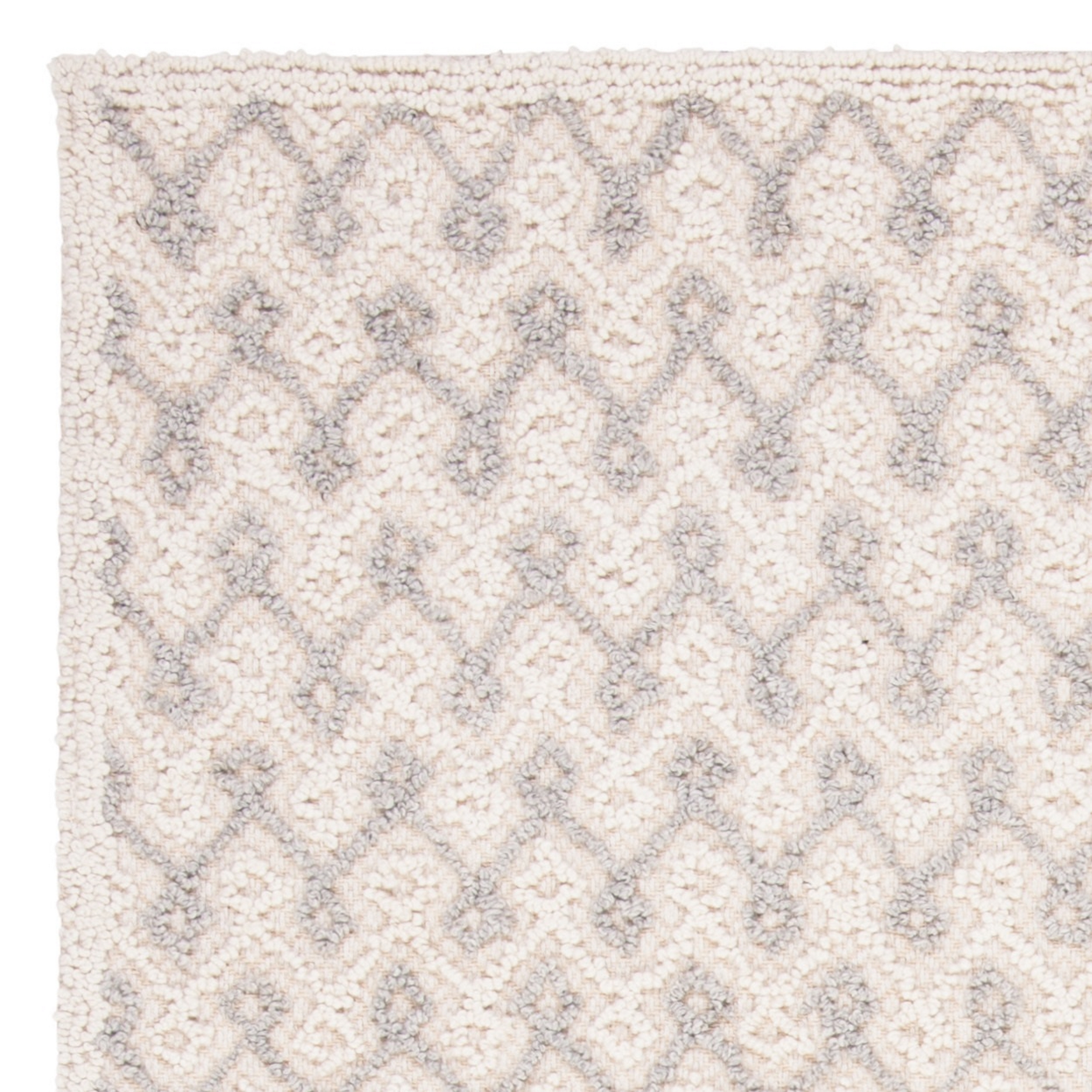 SAFAVIEH Trace Aphrodite Geometric Chevron Area Rug, Grey/Beige, 5' x 8'