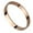 Rose Golden, variant on EHJRE Stainless Steel Bracelet Cuff Bangle Round Wristband for Men 8mm Golden