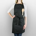 thumbnail image 2 of DII Modern Style 100 Percent Cotton Chino Chef Apron in Black, 2 of 3