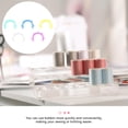 thumbnail image 4 of ZOUBAOQ 50PCS Sewing Bobbin Clips, Clear Bobbin Holder, Plastic Thread Clamps Spools Organizers, Sewing Tool Accessory for Quilting, Embroidery, Thread and Storage, 4 of 8