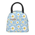 thumbnail image 2 of Haiem Daisies Flowers Printed Lunch Bag Women, Lunch Box Lunch Bag for Women, Small Leakproof Cute Lunch Tote Large Capacity Reusable Insulated Cooler Lunch Container, 2 of 6