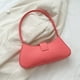 thumbnail image 4 of Bolsos De Hombro Para Mujer Y2K Bolso de hombro para mujer PU Cremallera Color sólido Bolso para axilas Bolsos (Rojo rojo) Tmvgtek Para Estrenar, 4 of 9