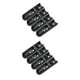 thumbnail image 2 of Yuarrent Accesorio de guitarra Diseño único Pieza de repuesto resistente Puentes resistentes al desgaste Sillines Niños Principiantes Negro 4 unids/set Negro 4 piezas/juego 2piezas Yuarrent CBP440846, 2 of 6