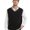 Black And White, variant on TOPTIE Men's V-Neck Cotton Twist Knit Sweater Vest Green and Red Trim