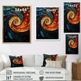 thumbnail image 4 of Designart "Beat of Rhythm II" Abstract Floater Framed Canvas Print, 4 of 7
