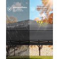 thumbnail image 4 of Huisuilinss Canopy Tent,10X10FT Pop Up Canopy Tent,Outdoor Instant Beach Tent,Portable Gazebo With 3 Adjustable Height,Easy Set Up Sun Shelter With 4 Sandbags & Carrying Bag For Camping Party Events, 4 of 6