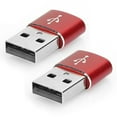 thumbnail image 1 of Type-C Adapter, Aluminium Alloy Adapter, Compact In Structure Professional Manufacturing USB Interface Standard Simple Plug And Play Compatible For OTG Silver,Black,Gold,Red,Pink, 1 of 8