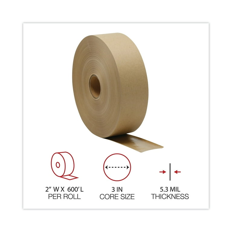 Gummed Kraft Sealing Tape, 3 Gummed Kraft Sealing Tape, 3