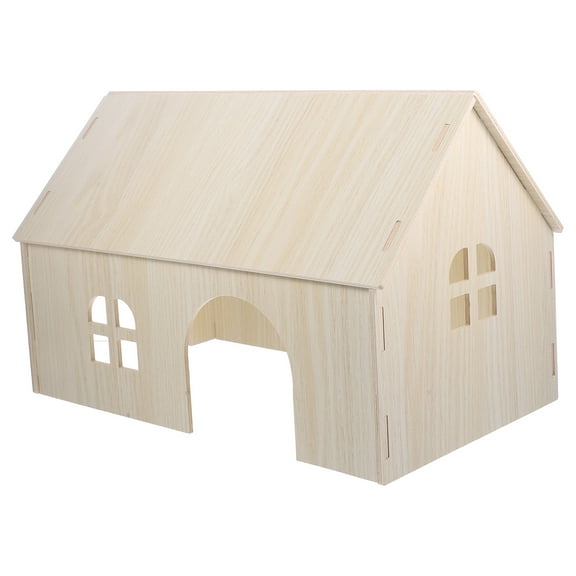 Raindrops Small Animal Houses And Habitats Guinea Pig Hideout House Wooden 1 Set