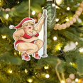 thumbnail image 4 of Decoración colgante Divertida mayimx para Navidad figura pequeña rojo, 4 of 6