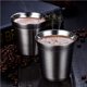 thumbnail image 5 of Inteprter Taza de café de acero inoxidable, aislamiento térmico de doble capa y taza de café con cápsula Anti-escaldado Juegos de servir café y té S Inteprter HA027431-01, 5 of 6