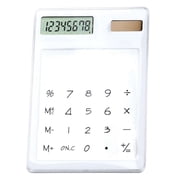Transparent Basic Standard Calculators Small Digital Calculator Solar Power Desktop Calculators Pocket Size Calculator For Students Mini Handheld Calculator Basic Standard Calculat