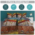 thumbnail image 5 of 3 Pcs Soft Bedding Set, Includes 1 Duvet Cover with Zipper And 2 Pillow Shams,Waffle House King(102"×90"), 5 of 8