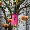 thumbnail image 4 of Halloween Hanging Witch Hats, Ghosts with Glowing Ghost Hat Lights Halloween Decorations, Witch Accessories Caps for Halloween Party Yard Patio Garden Tree Outside, 4 of 5