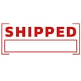 thumbnail image 1 of Printtoo Shipped Self Inking Rubber Stamp Pre-Inked Office Stamp- Home Office Business Stationery, 47 x 20 mm Red, 1 of 7