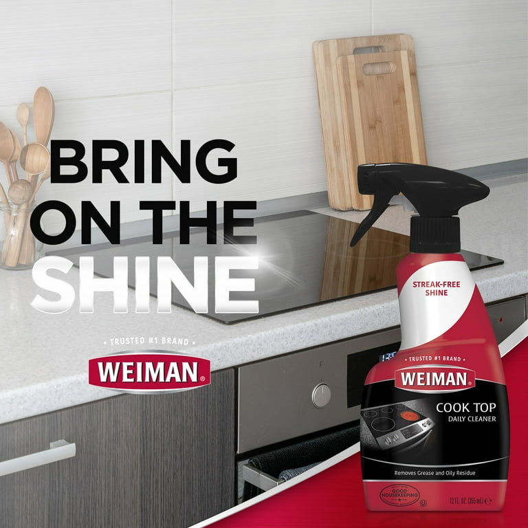 Weiman Stovetop Cleaner, Disinfectant - 0.75 pt