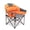 Orange, variant on Sunnyfeel Plush Oversize Outdoor Foldable Comfortable Padded Sturdy Camping Club Chair, Black
