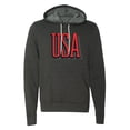 thumbnail image 2 of USA Patriot Hoodie, 4th of July Sweater, Unisex Graphic hoodies - Charcoal MH200HOODPATRIOT S24 XL, 2 of 3