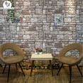 thumbnail image 2 of Dundee Deco 3D Wall Panels Brick Effect - Cladding, Grey Stone Look Wall Paneling, Styrofoam Facing for Living room, Kitchen, Bathroom, Balcony, Bedroom, Set of 10, Covers 53 sq ft, 2 of 10