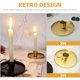 thumbnail image 5 of 3pcs tiburadores con candelabros de cellisca de candelabros de metal decoración del hogar, 5 of 6