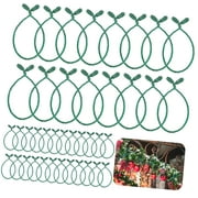 SKYSONIC 40 Pcs 20 Inches Christmas Garland Ties Christmas Ties and Flexible Banister Ties Garland Ties for Garland, Banister Decoration