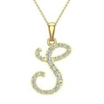 thumbnail image 3 of Initial S Letter Necklace Diamond Necklaces Women-Men 18K Gold Chain Gift Box Authenticity Cards, 3 of 4