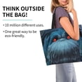 thumbnail image 2 of Lsque Pikmin Pattern Aesthetic Canvas Tote Bag for Women - Reusable Tote Shoulder Bag Casual Bag for Vacation,Shopping,Work,Gym, 2 of 7