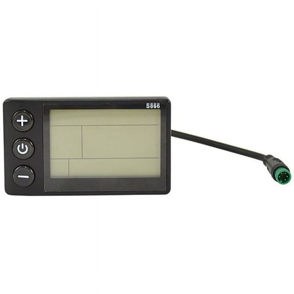 S866 Electric Bike Lcd Display E-bike Electric Scooter Display Meter Control Panel With Waterproof