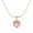 Pink, variant on YYKihy Design Inlaid Simple Women Jewelry Necklace Ladies Pendant Necklace