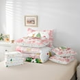 thumbnail image 6 of Castle Fairy Children Kids Santa Claus Deer Boy Girl 7-Piece Bedding Comforter Set,Christmas Tree King Bedding Sets,Geometric Plaid Ultra Soft Bed Sheets,Microfiber Bedroom Decor, 6 of 8