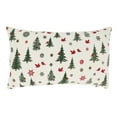 thumbnail image 2 of Saro Lifestyle Evergreen Elegance Christmas Trees Poly Filled Throw Pillow, 2 of 3