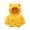 Yellow, variant on Toddler Baby Boys Girls Winter Down Jacket Long Sleeve Cute Animals Print Coats Hooded Zipper Jacket Girls