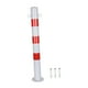 thumbnail image 3 of Poste de bolardo de seguridad de 75 cm de alto, accesorio de barrera de estacionamiento para intersecciones de carreteras, áreas al tráfico Anillo 2 rojo y, 3 of 8