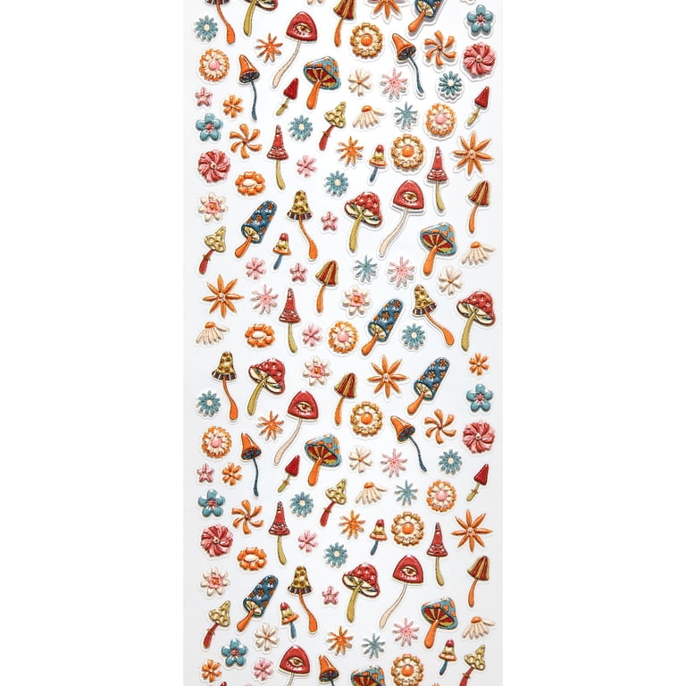 Salon Perfect Nail Art Stickers, Shroom Bloom Floral Design photo 3