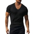 thumbnail image 1 of Chemise Décontractée Unie à Manches Courtes pour Hommes Confort Quotidien et Style T-Shirts Catégorie, 1 of 6