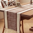 thumbnail image 6 of karymi Table Runners and Tablecloths with Tassels Are Suitable for Decorating Dining Rooms Living Rooms Sideboards and Shoe Cabinets Holiday Gifts, 6 of 6